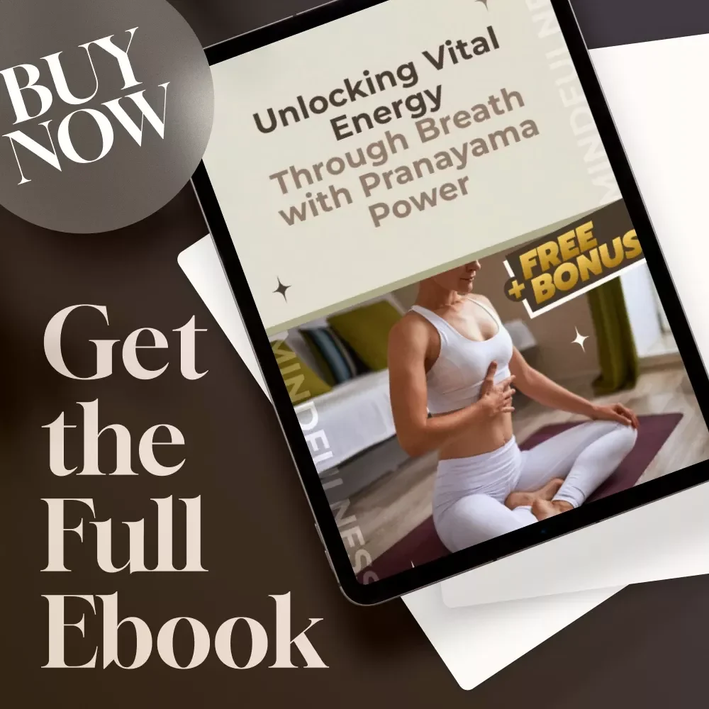 Unlocking Vital Energy Through Breath with Pranayama Power | Pranayama Breathing Exercises Guide eBook | Breathwork for Stress Relief, Focus & Energy