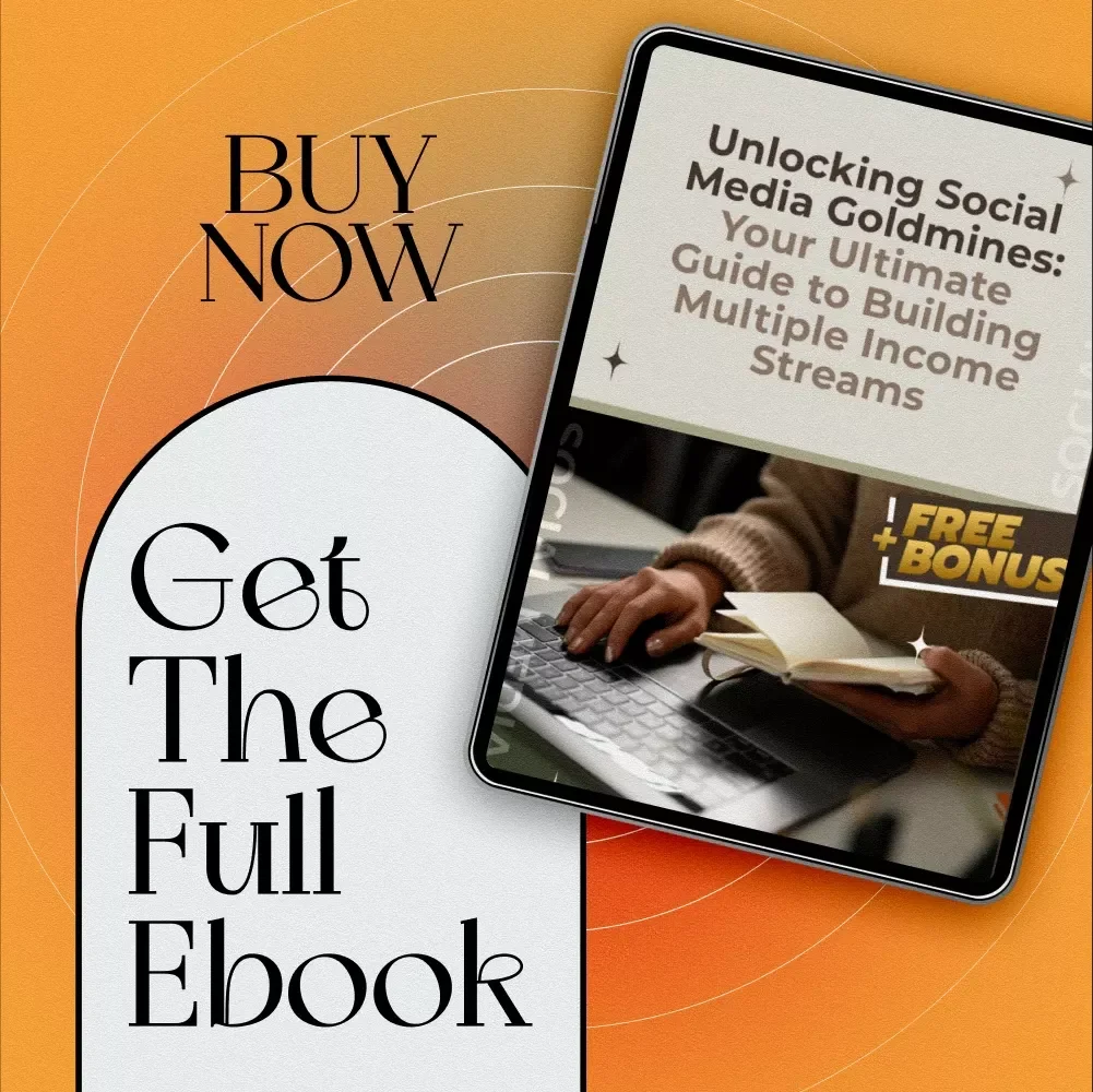 Unlocking Social Media Goldmines: Your Ultimate Guide to Building Multiple Income Streams | Social Media Income Streams eBook | Monetize Social Media | Digital Download