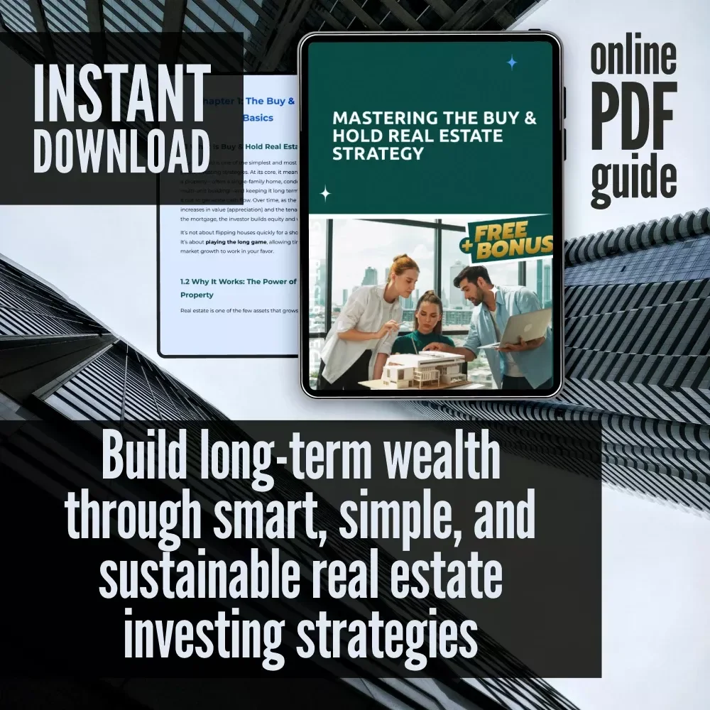Mastering the Buy & Hold Real Estate Strategy | Digital Guide for Beginner & Intermediate Real Estate Investors | Buy and Hold Real Estate Strategy eBook PDF