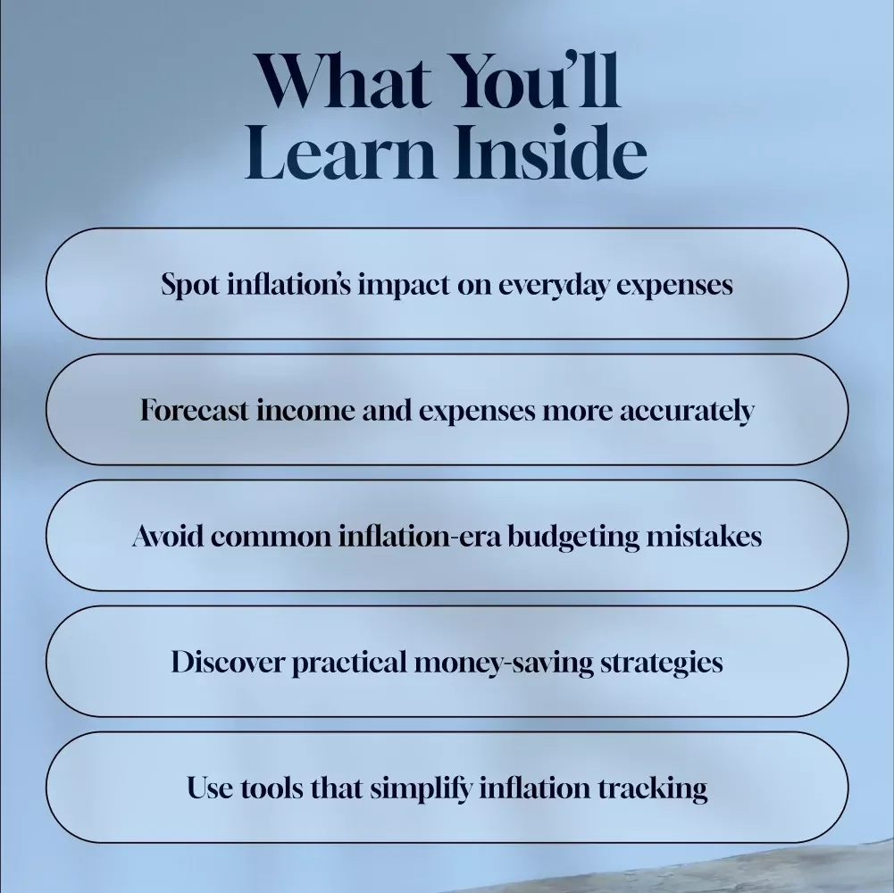The Smart Guide to Budgeting Through Inflation – eBook for How to Budget with Inflation | Digital Download Guide