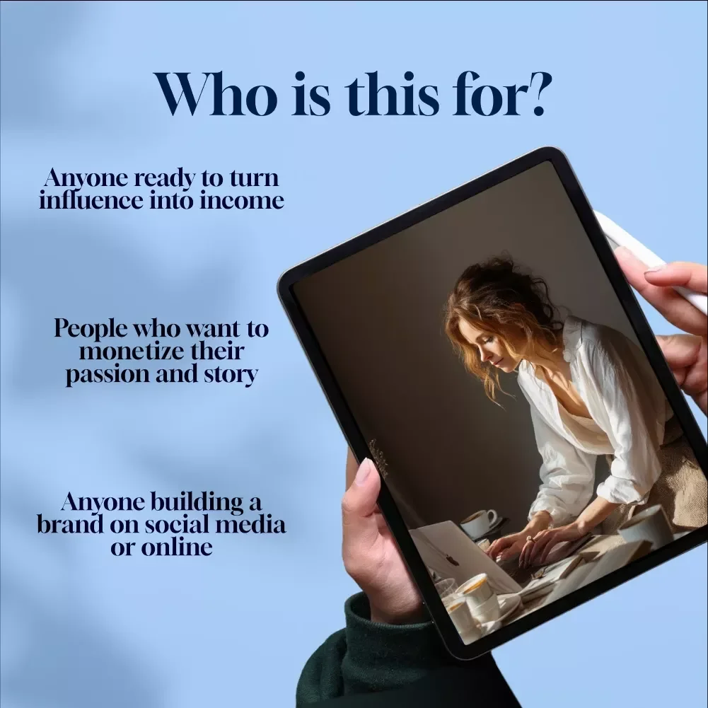 From Influence to Income: The Ultimate Guide to Monetizing Your Personal Brand | Personal Brand Monetization eBook for Creators, Coaches, and Influencers | Digital Download