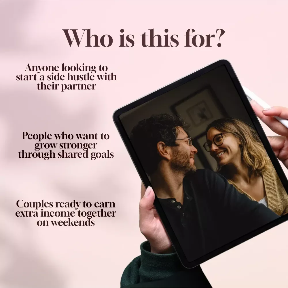 Love & Hustle: Smart Part-Time Business Ideas for Couples Who Want to Build Together – Digital Guide for Couples, Side Hustle eBook, Small Business Ideas for Two