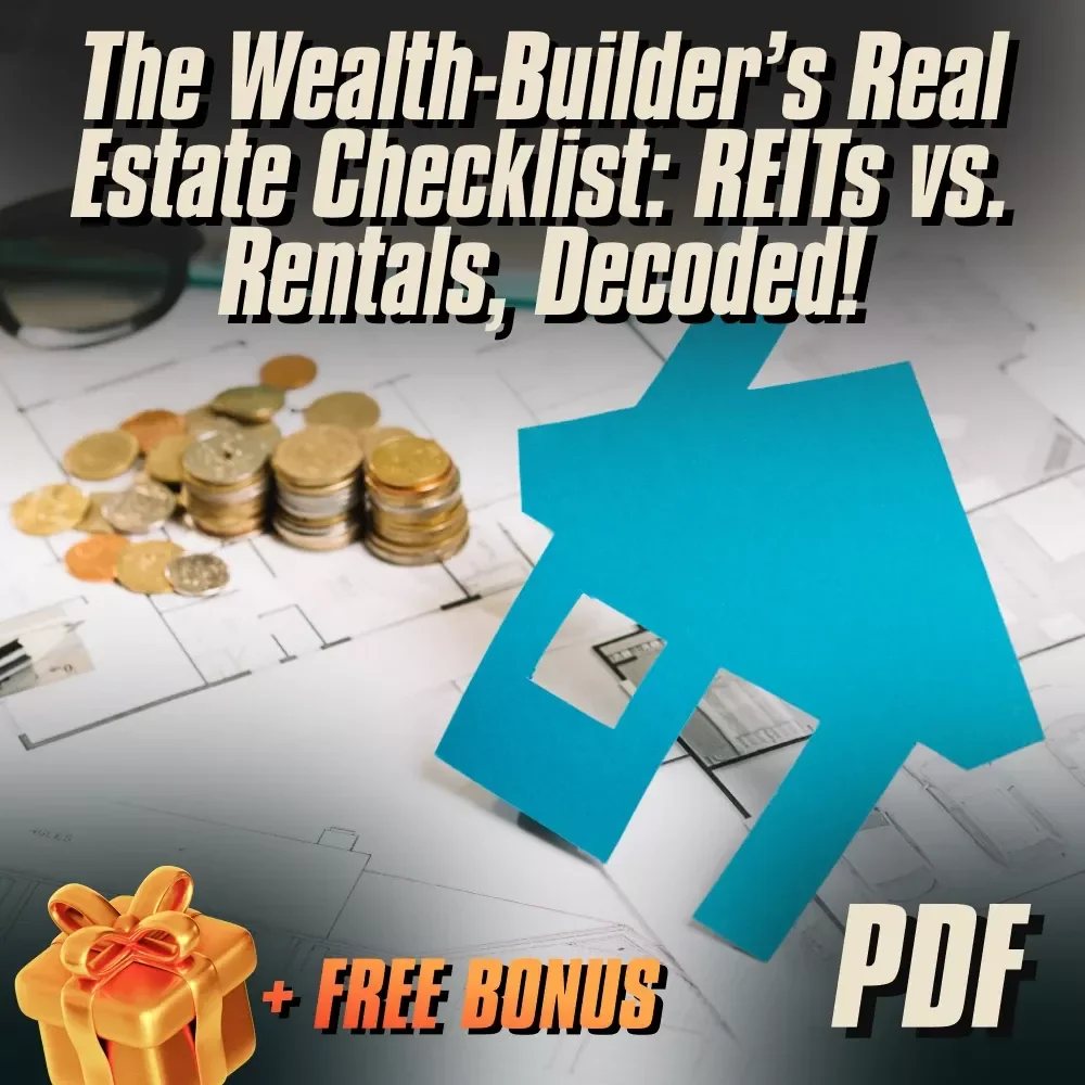 The Wealth-Builder’s Real Estate Checklist: REITs vs. Rentals, Decoded! | REITs vs Direct Real Estate Investment Guide | Digital Download for Smart Investors
