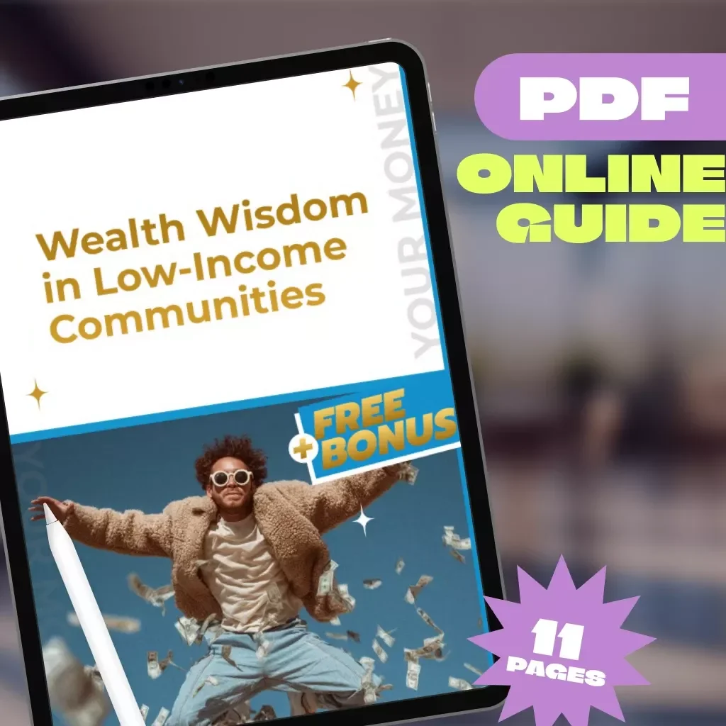 Wealth Wisdom in Low-Income Communities | Guide to Building Wealth Through Mentorship | Digital Download eBook