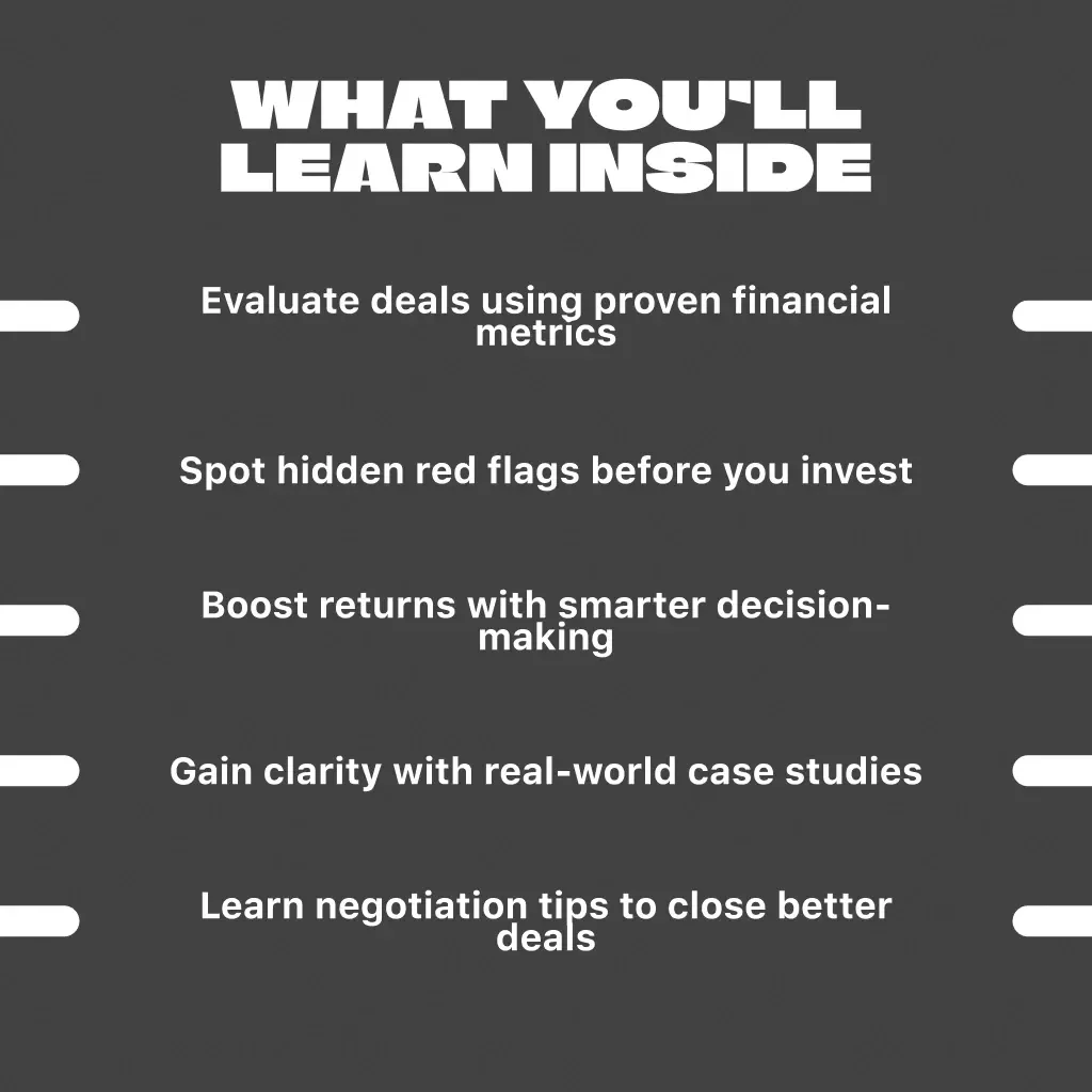 How to Analyze Rental Property Deals Like a Pro | Real Estate Investment Guide for Beginners | Financial Metrics | Digital Download