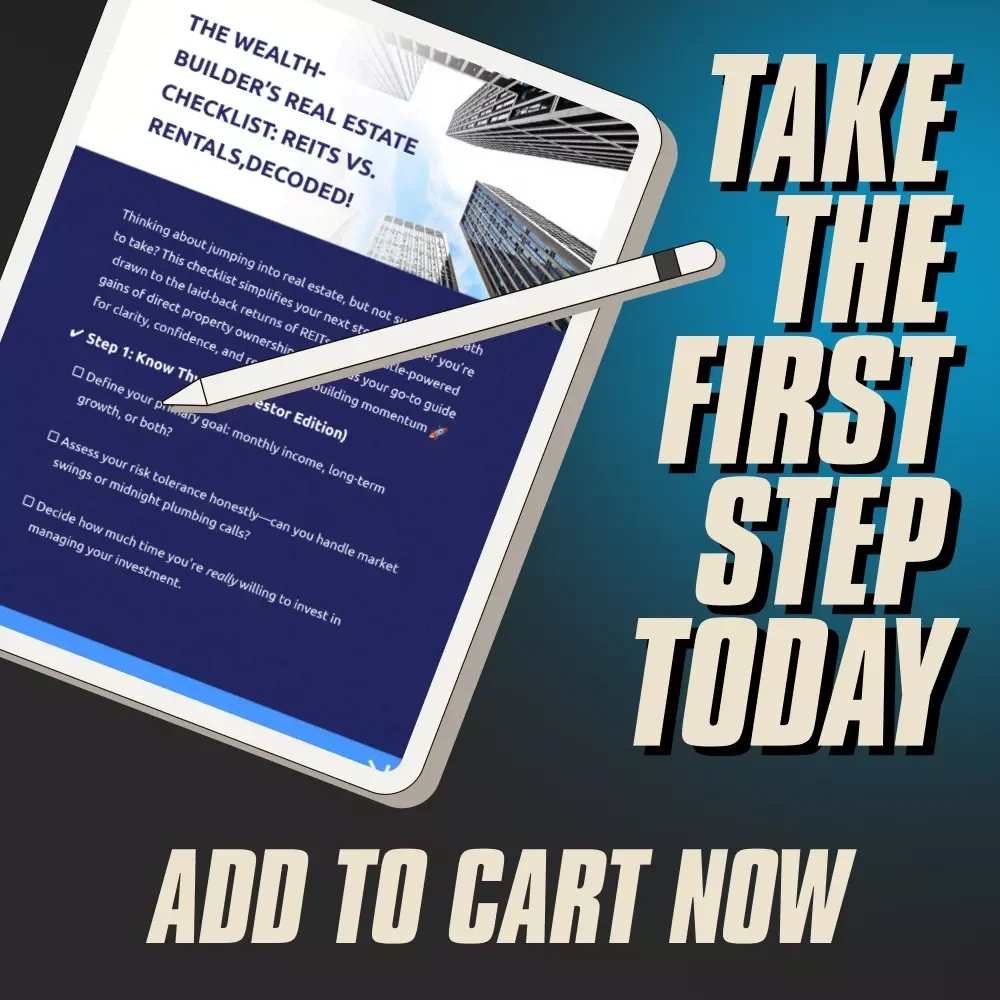 The Wealth-Builder’s Real Estate Checklist: REITs vs. Rentals, Decoded! | REITs vs Direct Real Estate Investment Guide | Digital Download for Smart Investors