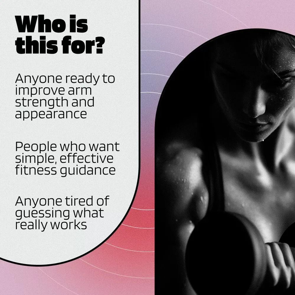 The Guide to Stronger, Leaner, and More Defined Arms | Arms Workout Routine eBook for Building Muscle & Definition