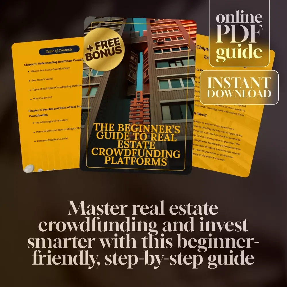 The Beginner’s Guide to Real Estate Crowdfunding Platforms | Digital Download Guide for Investors | Real Estate Crowdfunding eBook