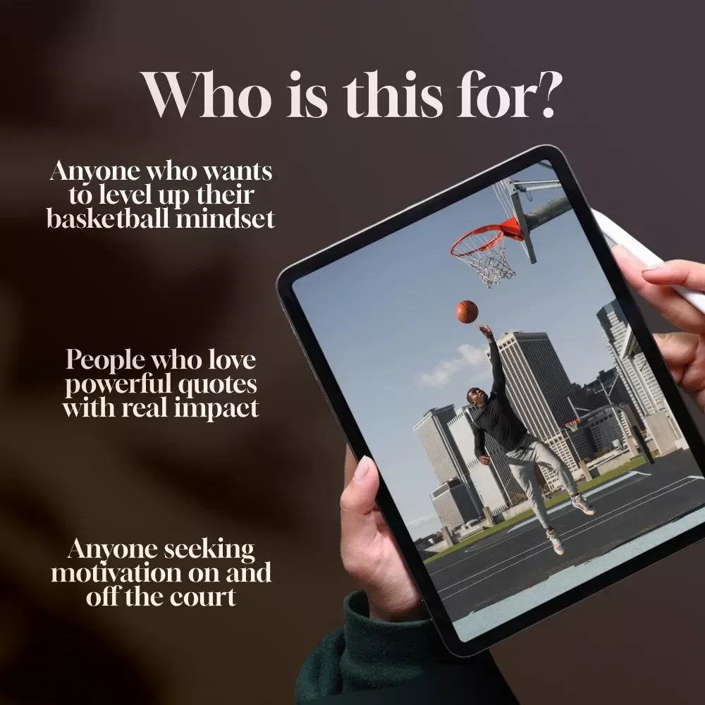 Full Court Inspiration: Motivational Basketball Quotes to Power Your Game | Basketball Motivation Quotes eBook, Digital Download for Athletes & Coaches