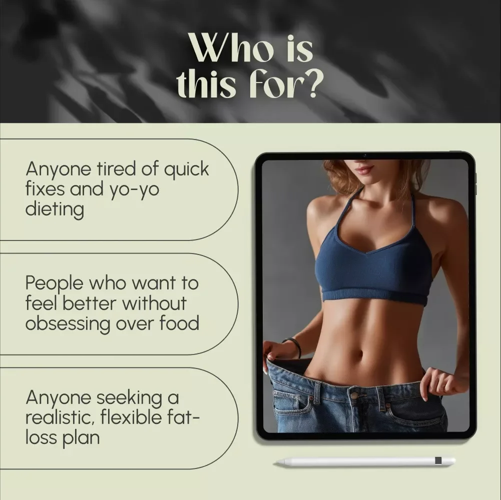 A Real-World Guide to Sustainable Weight Loss | How to Sustainably Lose Weight Digital Guide, Weight Loss Plan for Real Life