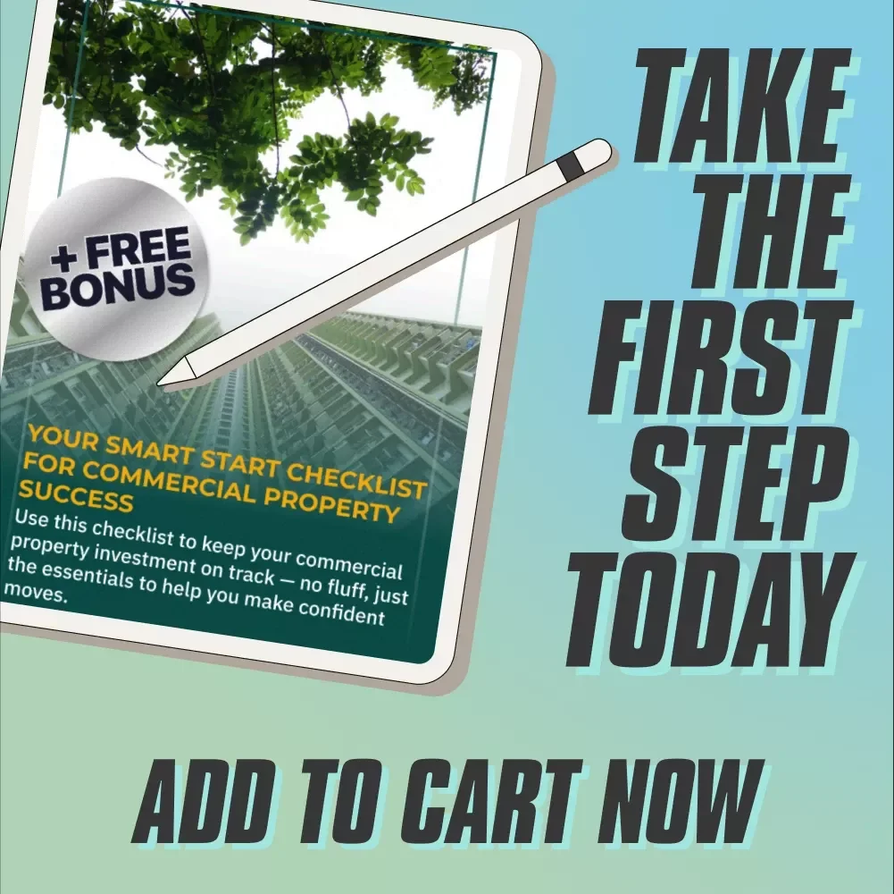 Your Smart Start Checklist for Commercial Property Success – Commercial Property Investment Guide, eBook for New Investors, Digital Download