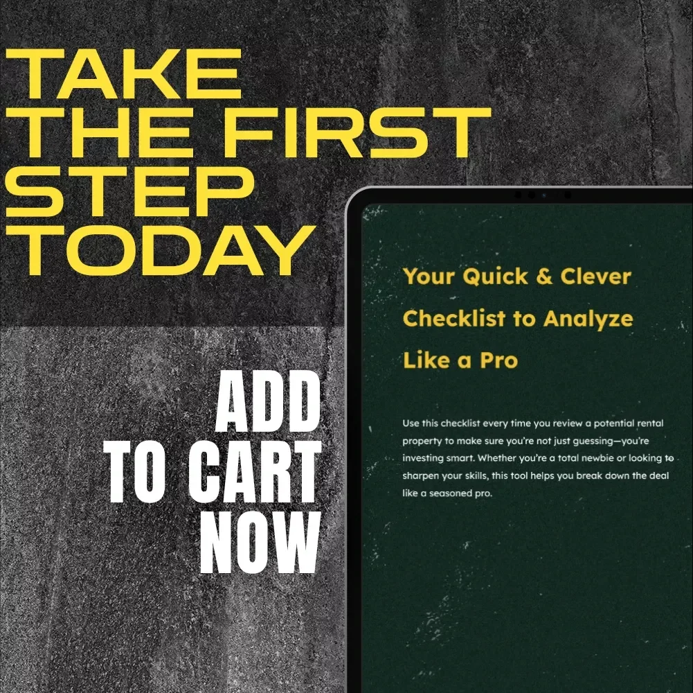 Your Quick & Clever Checklist to Analyze Like a Pro | How to Analyze Rental Property Deals | Instant Digital Download