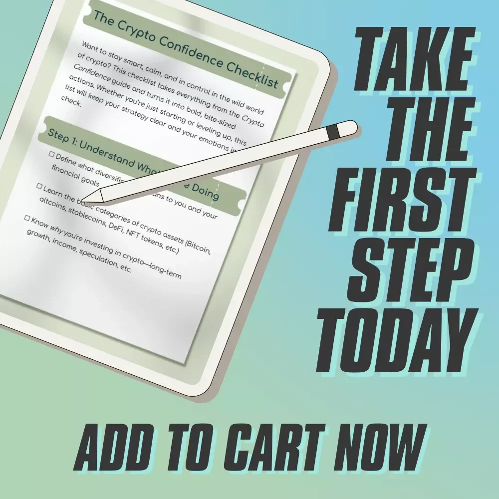 The Crypto Confidence Checklist – Cryptocurrency Portfolio Diversification Guide for Smarter Investing | Printable & Digital Download