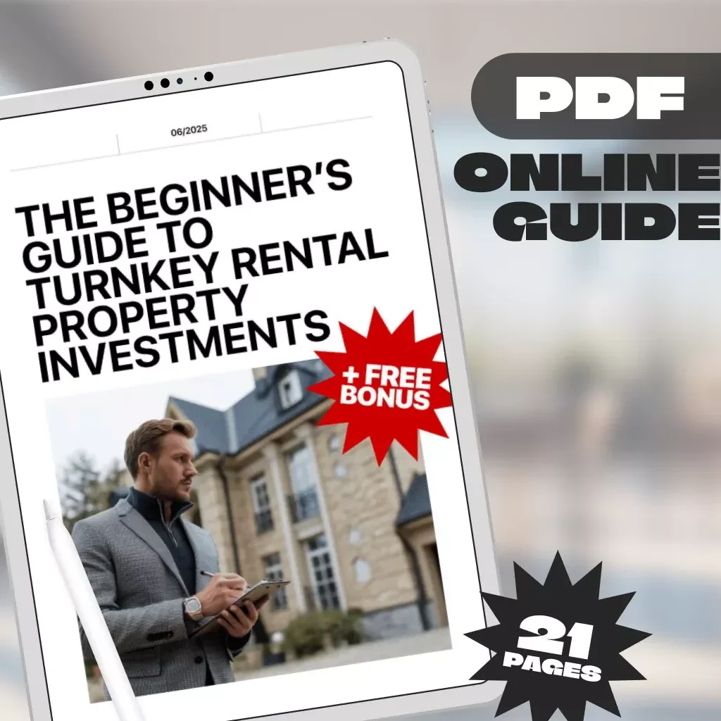 The Beginner’s Guide to Turnkey Rental Property Investments | Digital Guide for New Real Estate Investors | Instant Download eBook
