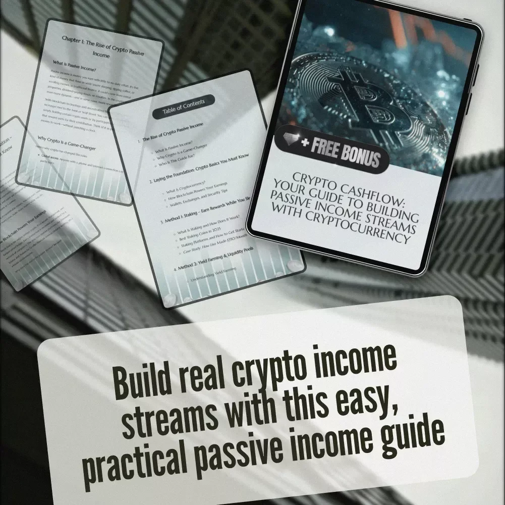 Crypto Cashflow: Your Guide to Building Passive Income Streams with Cryptocurrency | Passive Income with Crypto eBook | Digital Download