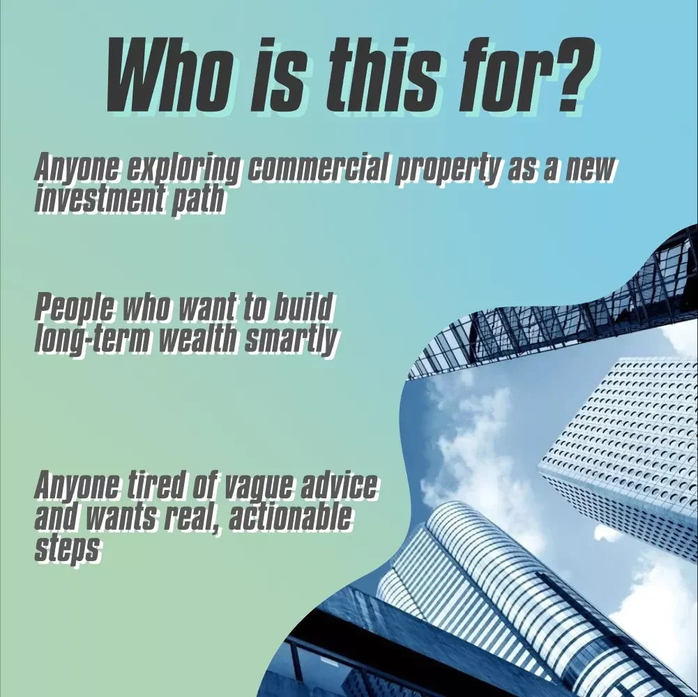 Your Smart Start Checklist for Commercial Property Success – Commercial Property Investment Guide, eBook for New Investors, Digital Download
