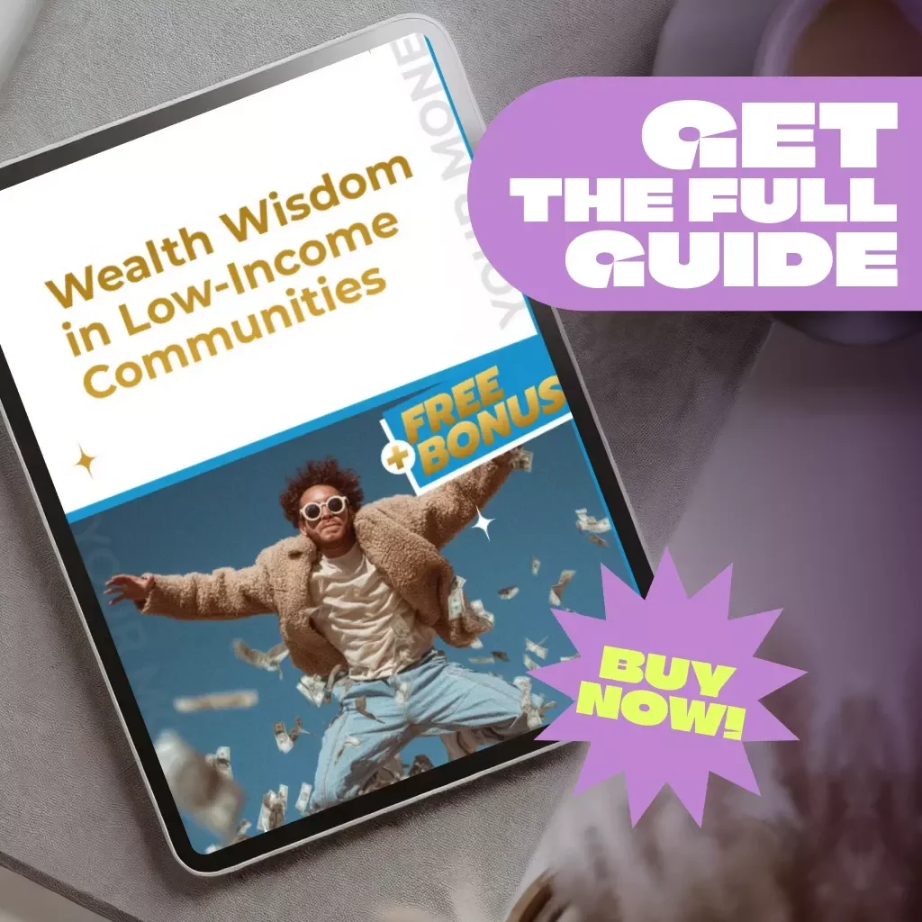Wealth Wisdom in Low-Income Communities | Guide to Building Wealth Through Mentorship | Digital Download eBook