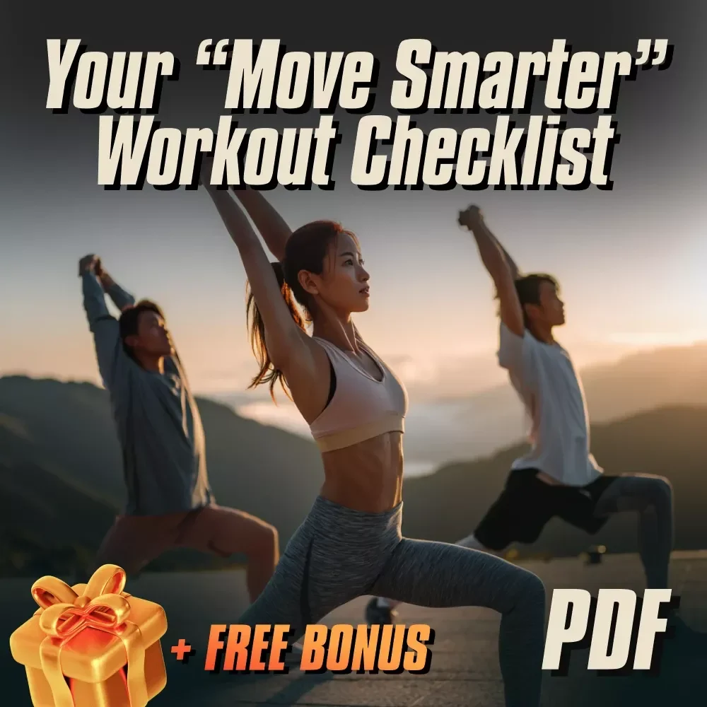 Your “Move Smarter” Workout Checklist | Ideal Workout Routine PDF | Fitness Goals Tracker | Workout Planner for Beginners & Beyond
