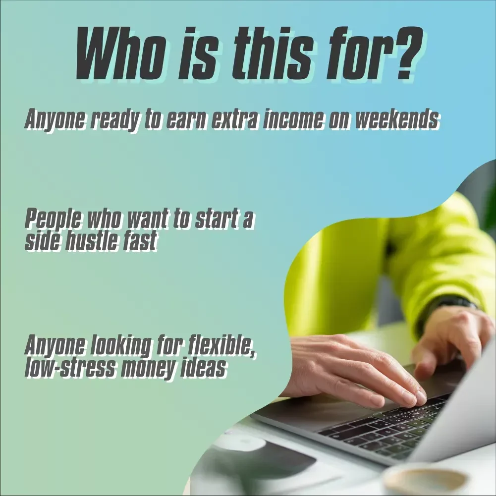 Weekend Side Hustle Success Checklist: Your Quick Start Guide to Extra Income | Weekend Side Jobs for Extra Income | Printable PDF Digital Download
