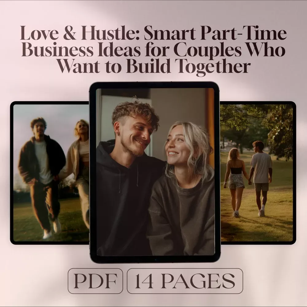 Love & Hustle: Smart Part-Time Business Ideas for Couples Who Want to Build Together – Digital Guide for Couples, Side Hustle eBook, Small Business Ideas for Two