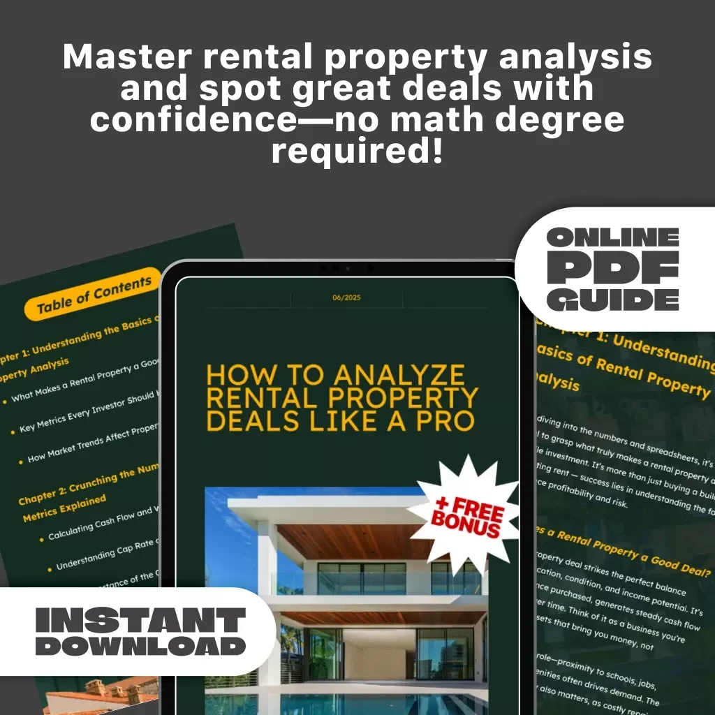 How to Analyze Rental Property Deals Like a Pro | Real Estate Investment Guide for Beginners | Financial Metrics | Digital Download