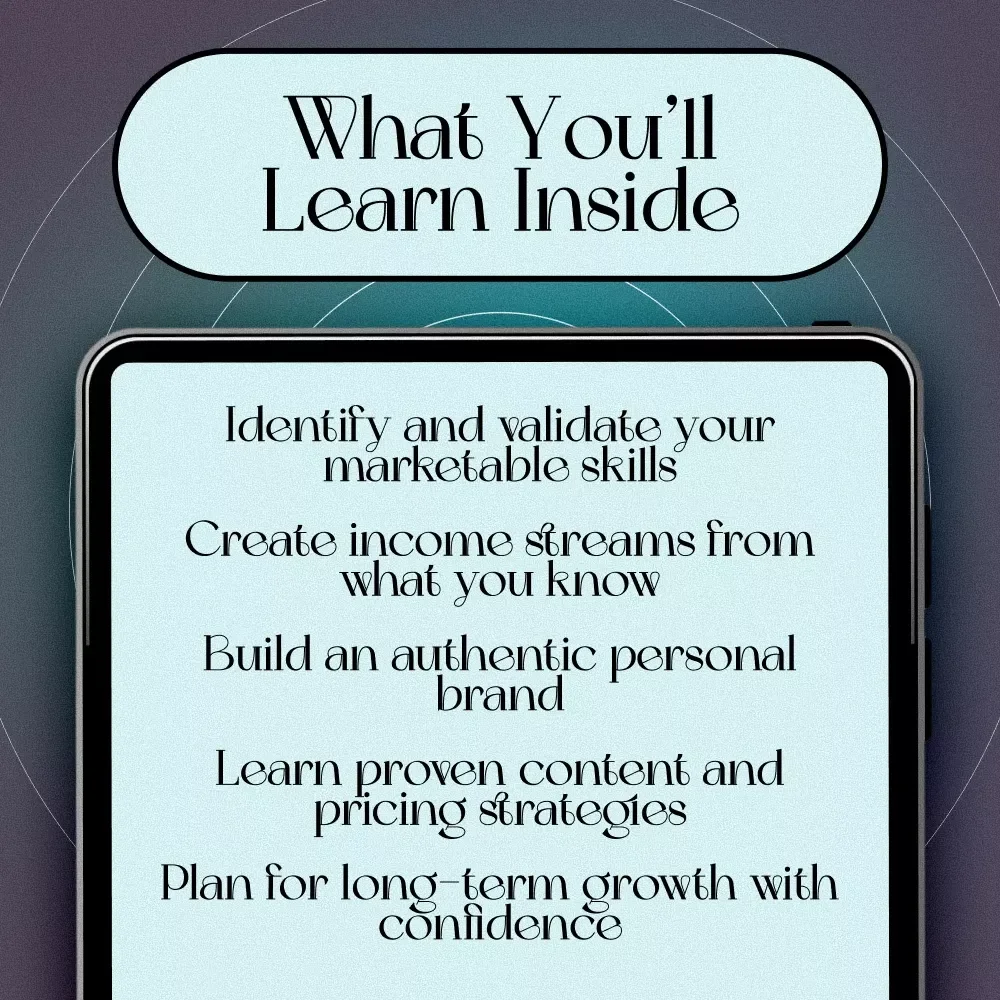 Unlock Your Value: The Ultimate Guide to Monetizing Your Personal Expertise – eBook for Turning Skills into Income, Build a Personal Brand, Digital Download