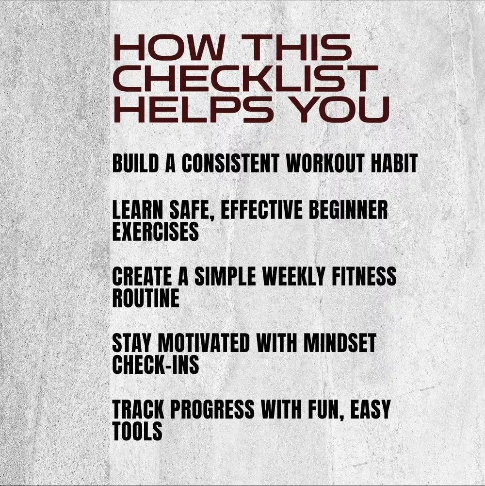 Get Moving, Rookie! The Ultimate Beginner’s Workout Jumpstart Checklist