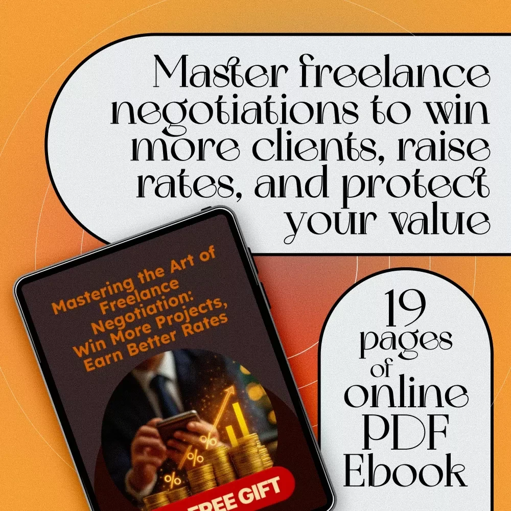 Mastering the Art of Freelance Negotiation: Win More Projects, Earn Better Rates | Freelance Negotiation Tactics eBook PDF Download | Freelancer Guide