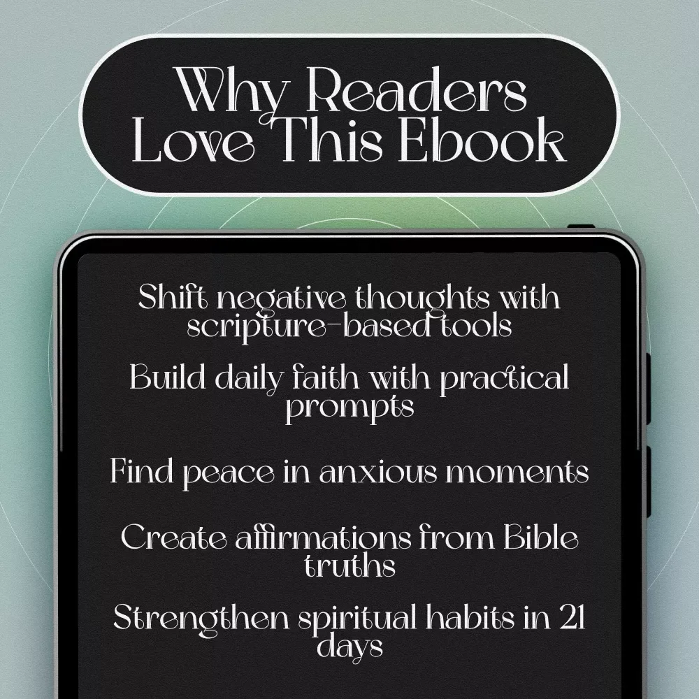 Faithful Thoughts: Uplifting Bible Quotes to Transform Your Mindset | Bible Quotes for Positive Thinking eBook | Christian Encouragement Guide | Scripture Printables