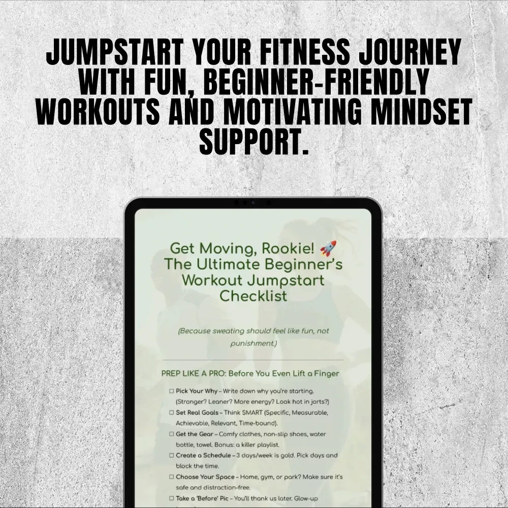 Get Moving, Rookie! The Ultimate Beginner’s Workout Jumpstart Checklist