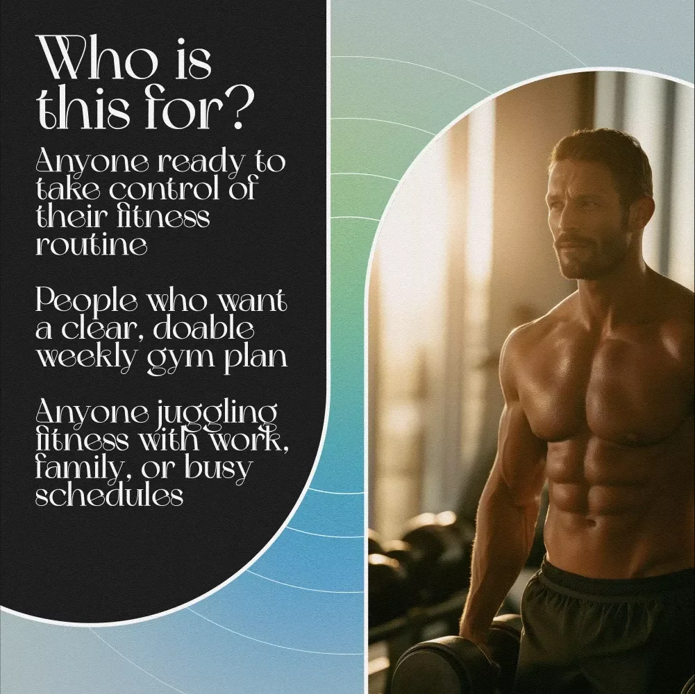 The Power Week: Your Ultimate Guide to a Balanced & Effective Gym Routine – Weekly Gym Routine eBook for Fitness Success