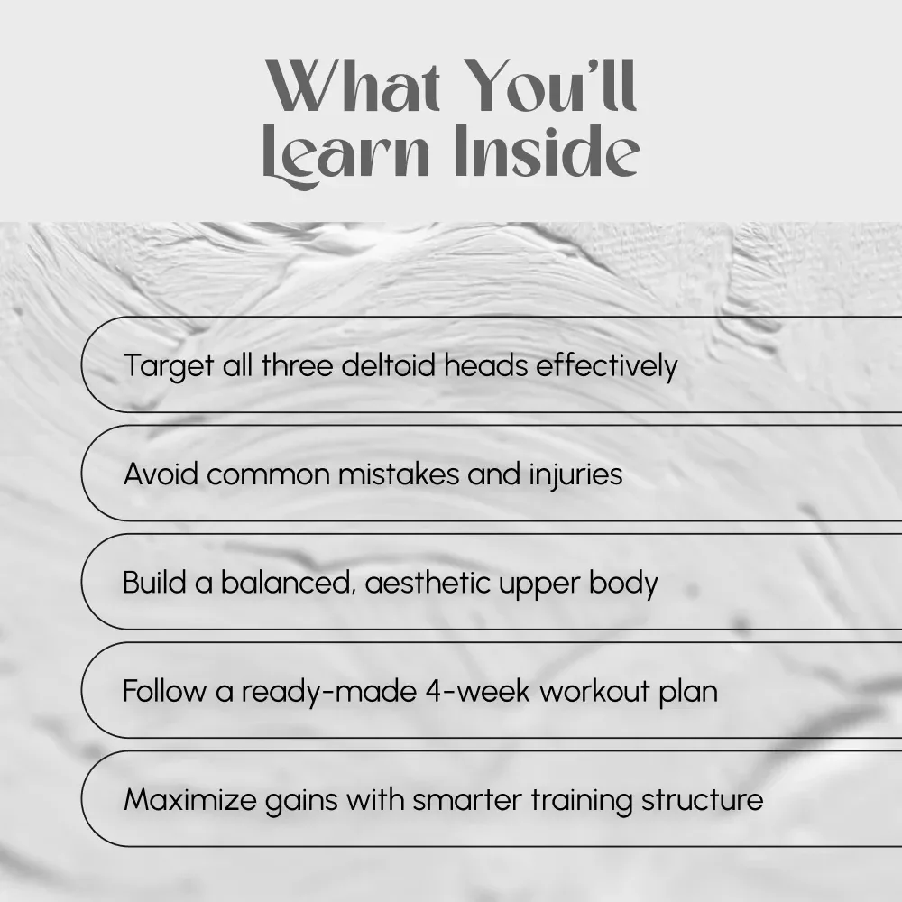 Strong Shoulders, Stronger You: The Ultimate Guide to Building Powerful, Sculpted Shoulders | Digital Shoulders Workout Routine eBook & Training Guide