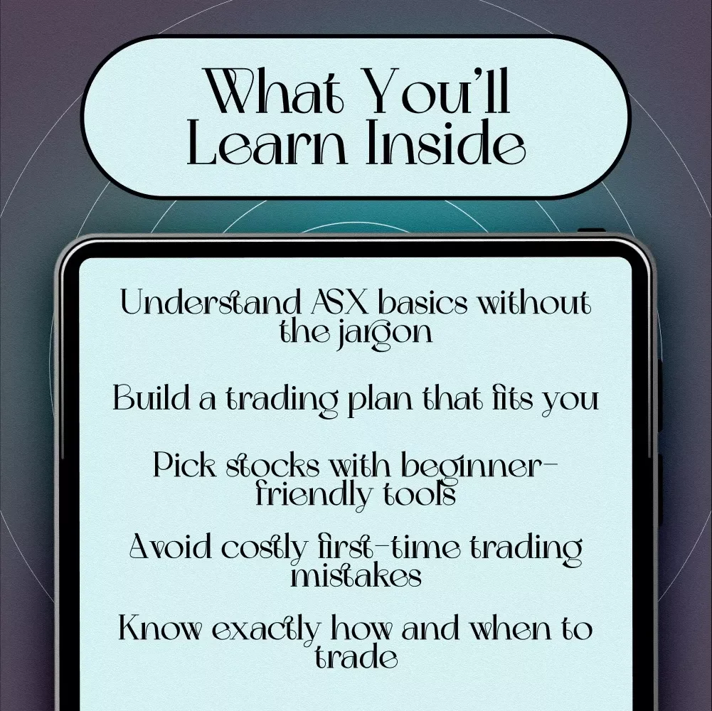 ASX Unlocked: A Beginner’s Guide to Trading Smart on the Australian Securities Exchange | How to Trade on ASX eBook for Beginners | Digital Download