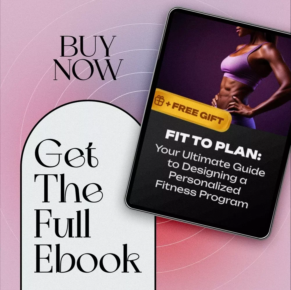 Fit to Plan: Your Ultimate Guide to Designing a Personalized Fitness Program | Digital Download eBook for Creating Custom Fitness Plans | How to Design a Fitness Program Step-by-Step