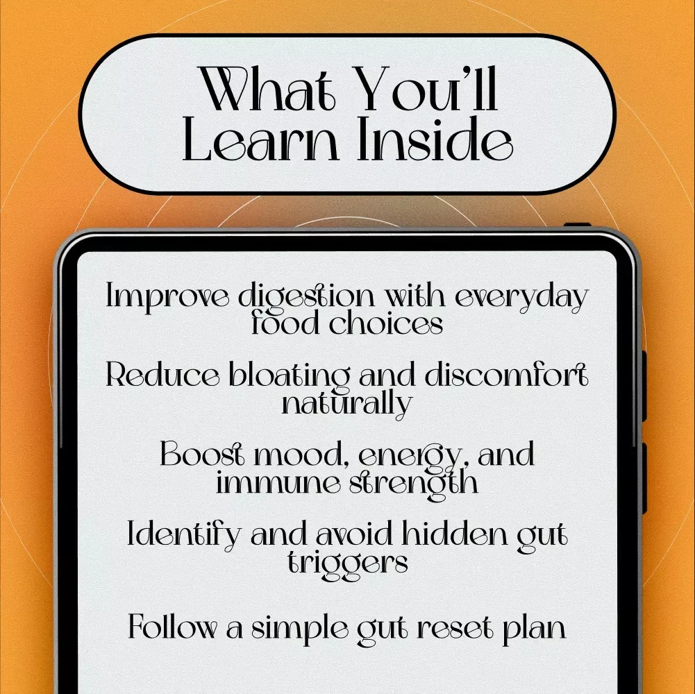 Gut Feeling: A Simple Guide to Healing Your Body Through Food | Gut Healthy Diet eBook for Wellness, Digestion & Natural Healing
