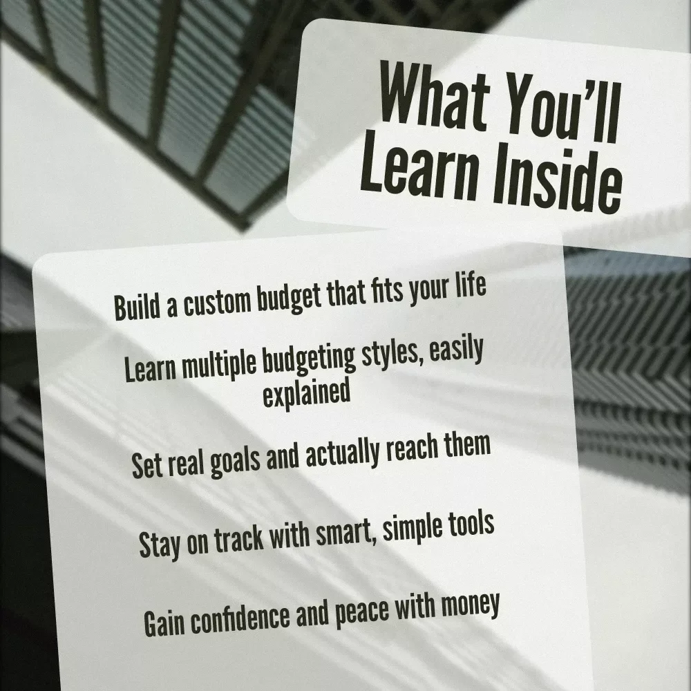 Budget Like a Boss: Your Step-by-Step Guide to Mastering Money Without the Stress | How to Make a Budget Plan eBook | Digital Download PDF Guide