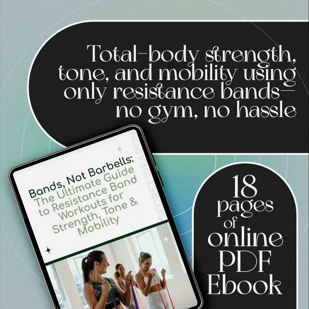 Bands, Not Barbells: The Ultimate Guide to Resistance Band Workouts for Strength, Tone & Mobility | Resistance Band Workout Routine eBook PDF | Home Fitness Guide