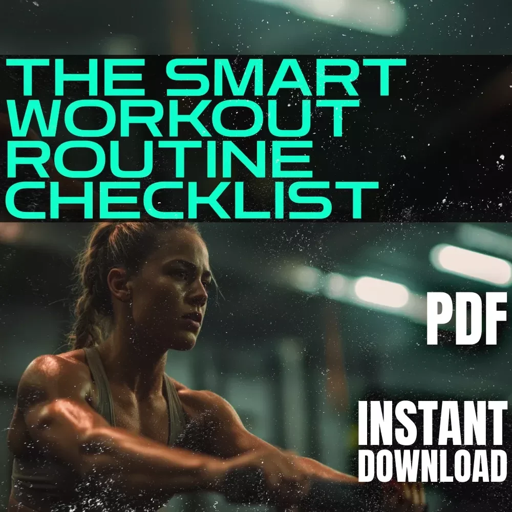 The Smart Workout Routine Checklist – Digital Download Fitness Checklist for Building a Consistent Workout Routine, Healthy Habits & Home Gym Planning