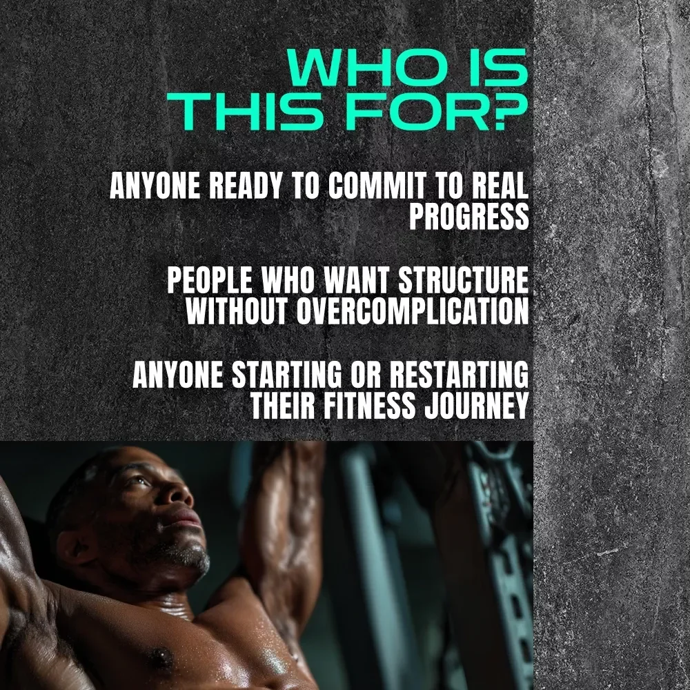The No-Excuses Workout Checklist for Men – Digital Fitness Guide & Printable Workout Routine for Men (90-Day Plan for Muscle, Strength & Discipline)
