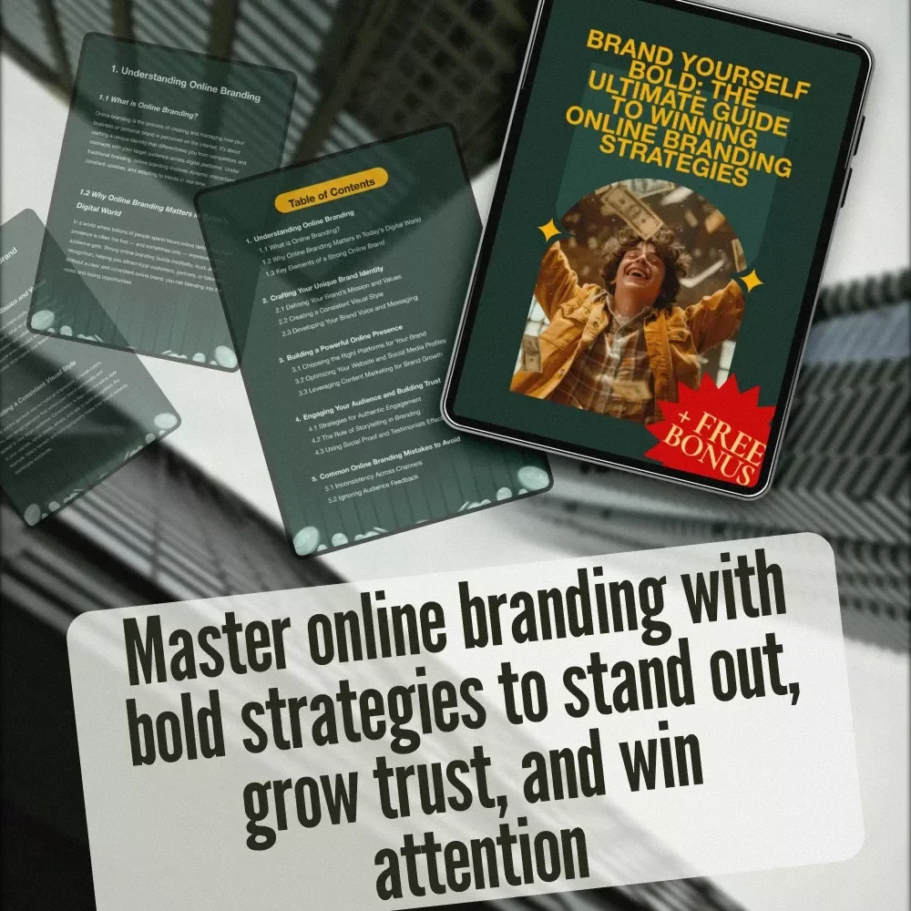 Brand Yourself Bold: The Ultimate Guide to Winning Online Branding Strategies | eBook for Entrepreneurs, Coaches & Creators | Digital Download PDF