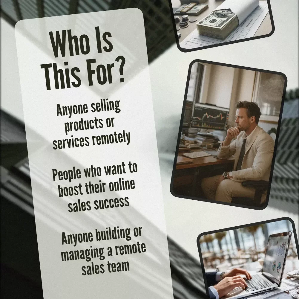 Close From Anywhere: Mastering Remote Sales in the Digital Age | Remote Sales Techniques eBook Guide | Work from Home Sales Strategy PDF