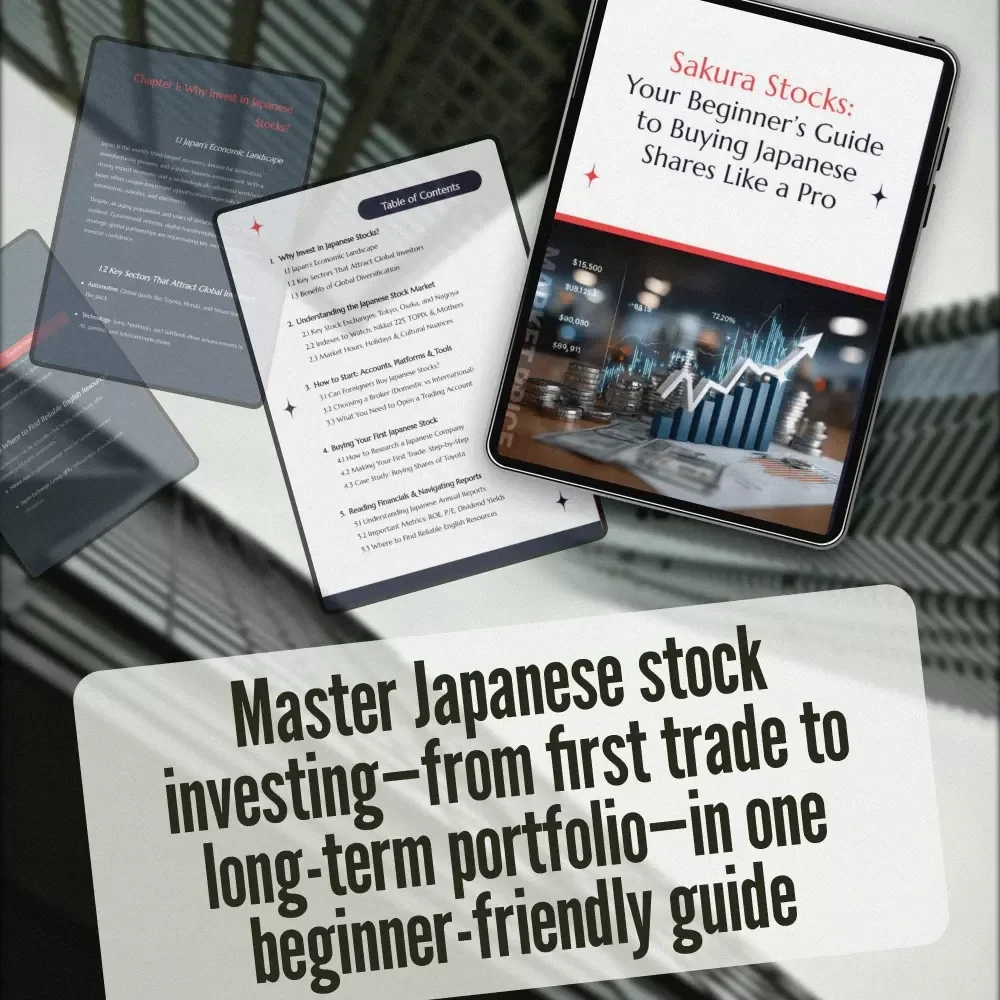 Sakura Stocks: Your Beginner’s Guide to Buying Japanese Shares Like a Pro | How to Buy Japanese Stocks eBook | Digital Guide for Global Investors