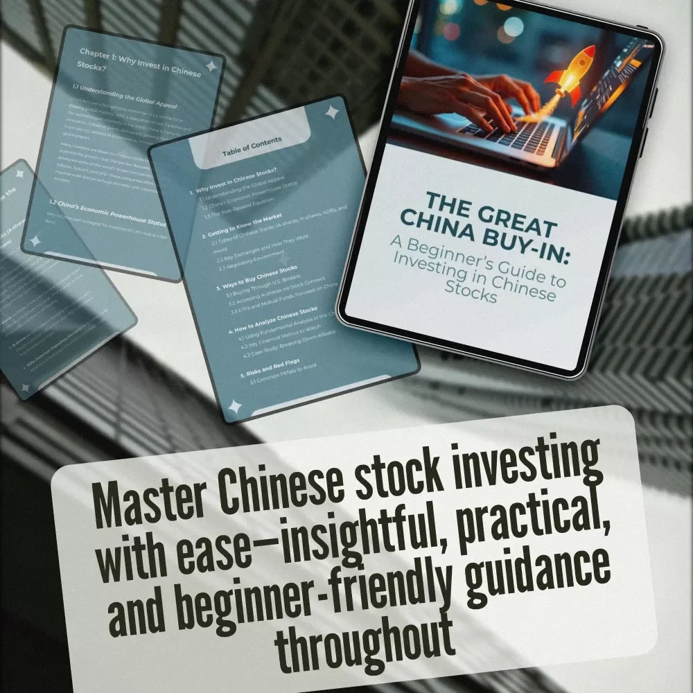 The Great China Buy-In: A Beginner's Guide to Investing in Chinese Stocks | How to Buy Chinese Stocks eBook, Digital Download Investing Guide