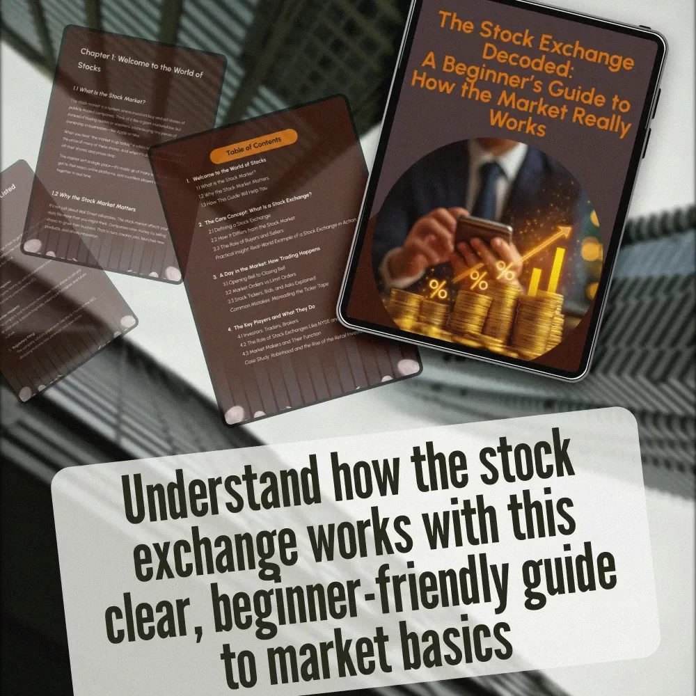 The Stock Exchange Decoded: A Beginner’s Guide to How the Market Really Works | eBook on How Stock Exchange Works | Digital Download