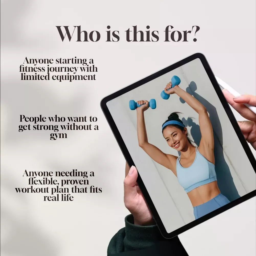 Dumbbell Defined: The No-Nonsense Guide to Getting Fit Anywhere, Anytime | Dumbbell Workout Routine eBook for Home Fitness & Full-Body Strength Training
