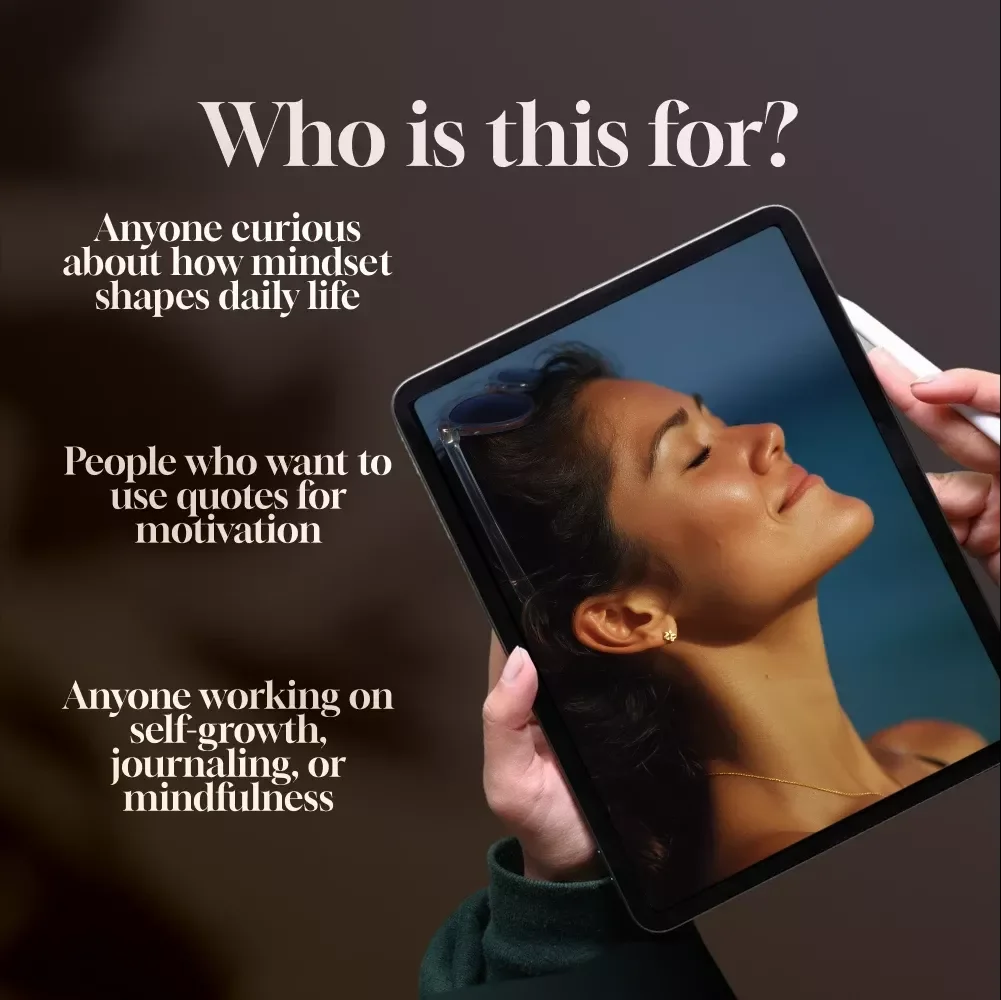 Power Thoughts: How Quotes Shape the Way You Think and Live | Positive and Negative Thinking Quotes eBook | Digital Download Guide for Mindset Shifts & Personal Growth