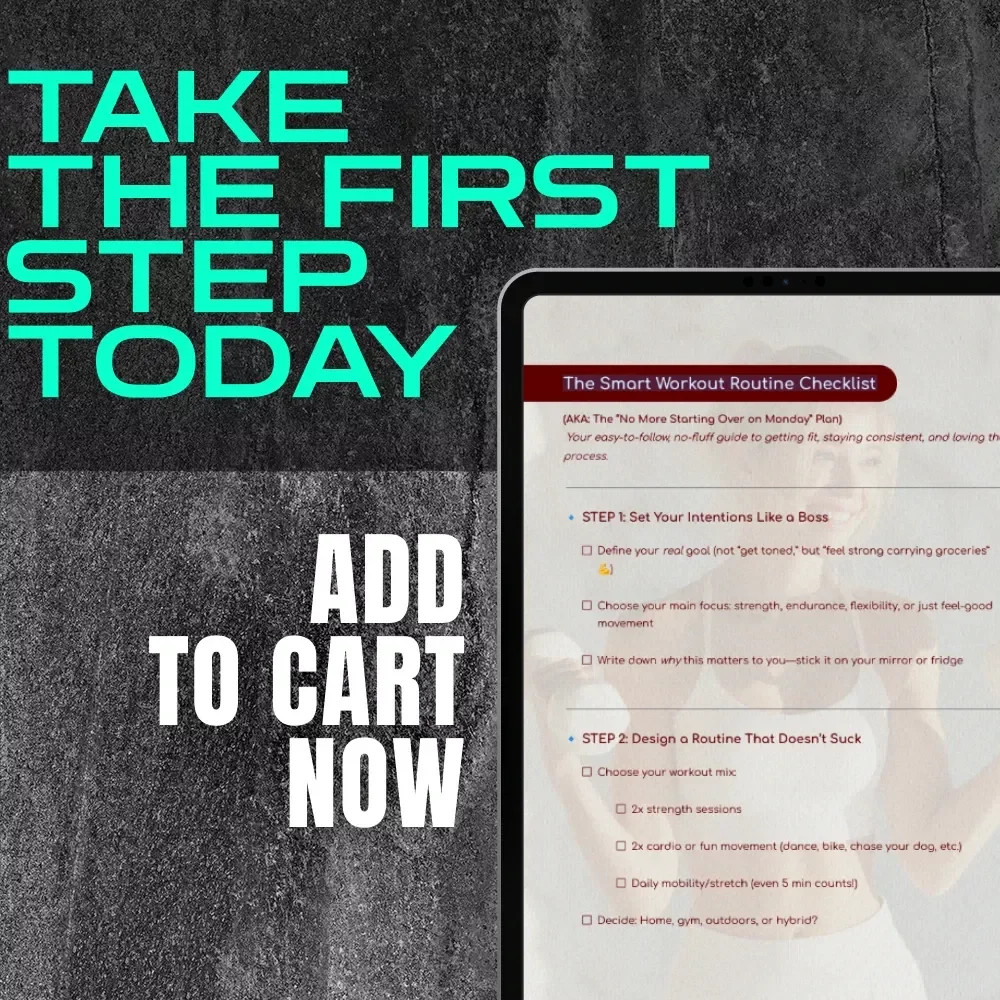 The Smart Workout Routine Checklist – Digital Download Fitness Checklist for Building a Consistent Workout Routine, Healthy Habits & Home Gym Planning