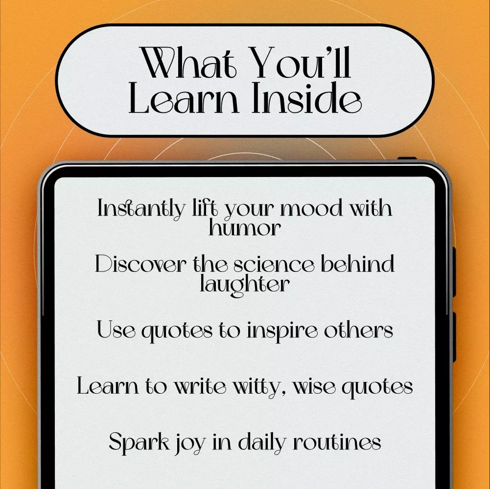 Laugh, Learn, Lift: A Guide to Funny Inspirational Quotes That Brighten Your Day & Boost Your Mindset | Digital eBook | Positive Thinking PDF | Motivational Humor Guide
