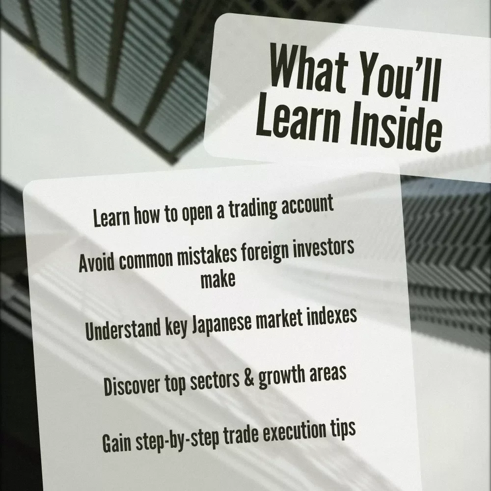 Sakura Stocks: Your Beginner’s Guide to Buying Japanese Shares Like a Pro | How to Buy Japanese Stocks eBook | Digital Guide for Global Investors