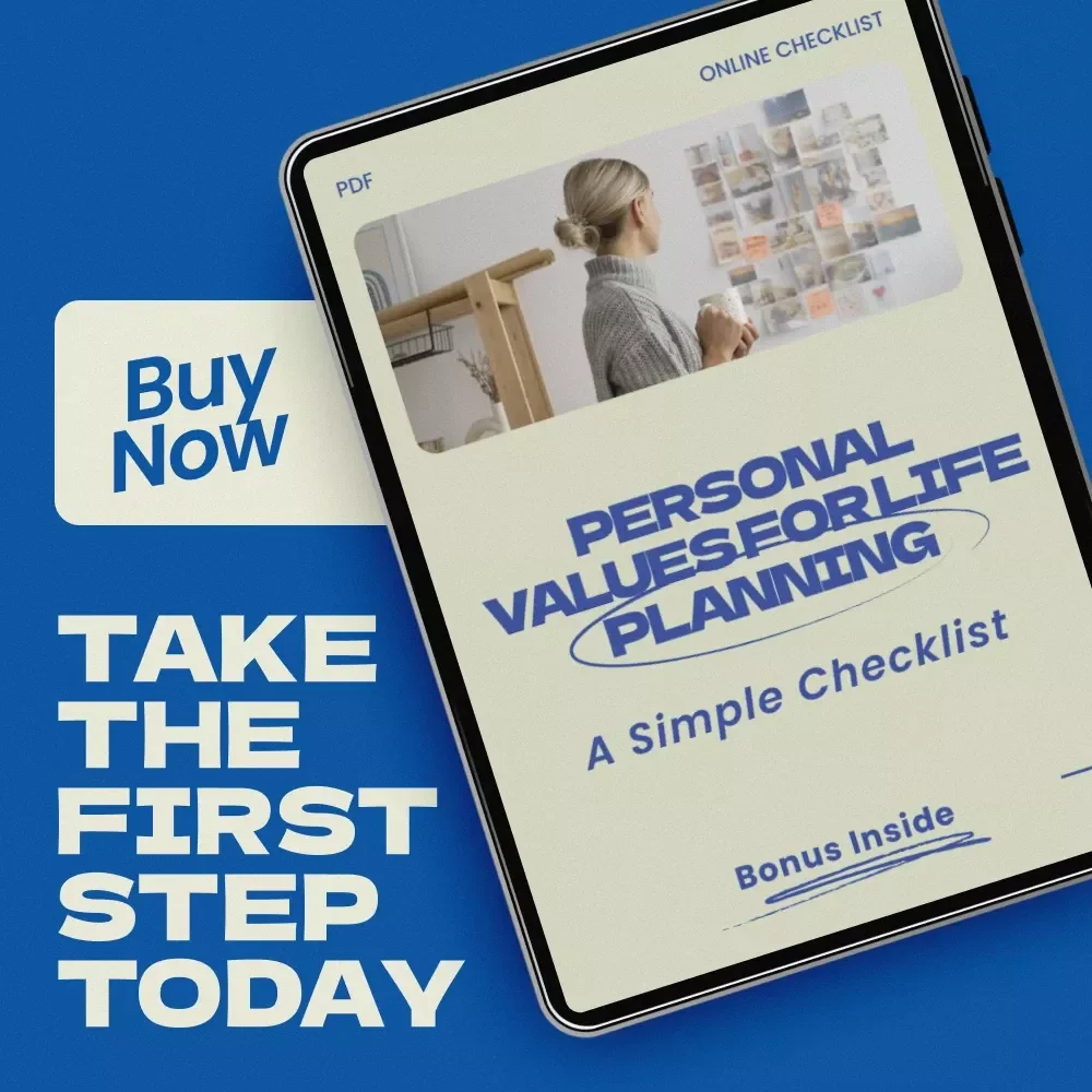 Personal Values for Life Planning — A Simple Checklist | Personal Values for Life Planning Digital Download, Self-Discovery Life Planning Checklist, Etsy Printable